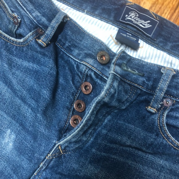 Rugby boyfriend fit jeans **RARE** - Picture 3 of 6